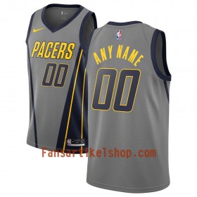 Indiana Pacers Trikot Benutzerdefinierte 2018-19 Nike City Edition Grau Swingman - Herren